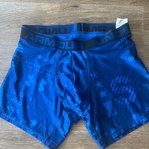 Under Armour Men's Blue Boxer Briefs